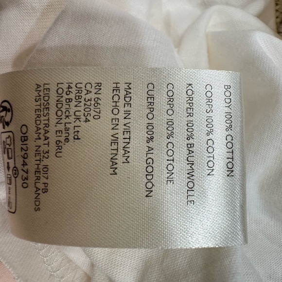 Free People White Cut Out Relaxed Blouse - Picture 12 of 13